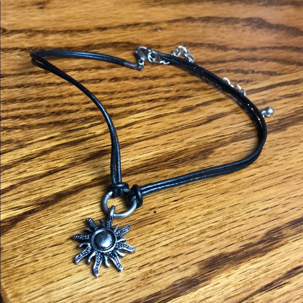 Silver Sun Choker